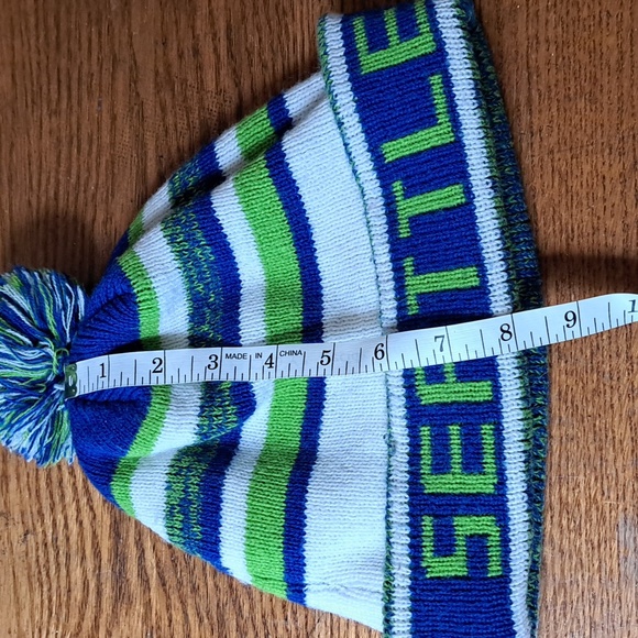 SMITH NOVELTY COMPANY stocking hat. SEATTLE on front and back. - Picture 6 of 6